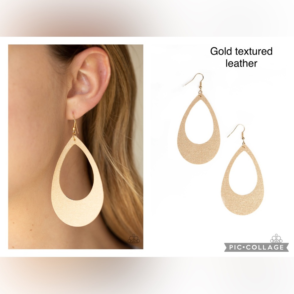 Paparazzi What A Natural Gold Earrings